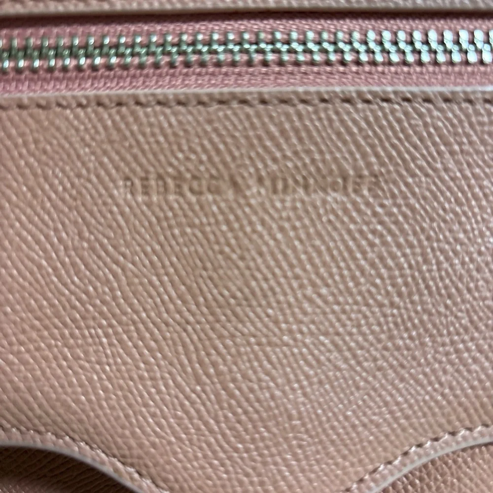 Rebecca Minkoff Gabby Leather Sachet Rose Purse Bag - Picture 2 of 13